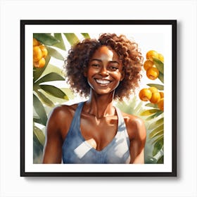 Afro-American Woman 1 Art Print