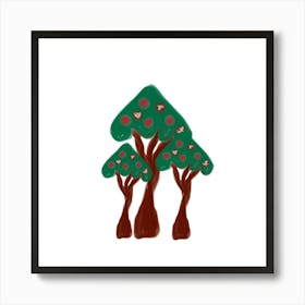 Apple Trees Art Print