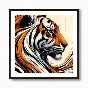 Tiger 7 Art Print