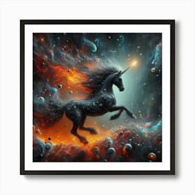 Unicorn In Space Póster