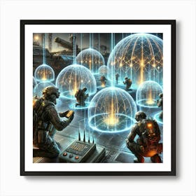 Deployable Resonance Dampening Fields 1024x1024 Art Print