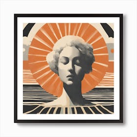 Woman'S Head 1 Art Print