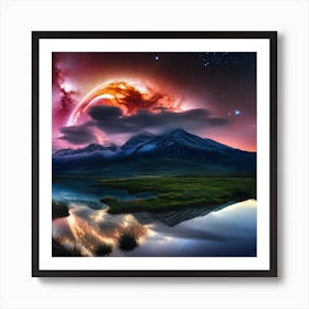 Galaxy In The Sky 10 Art Print