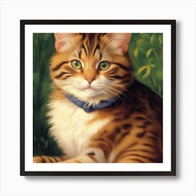 Tabby Cat Art Print