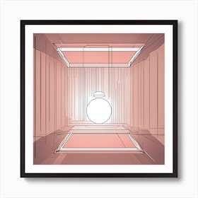 Room With A Light Art Print