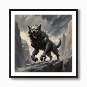 Werewolf 2 Art Print