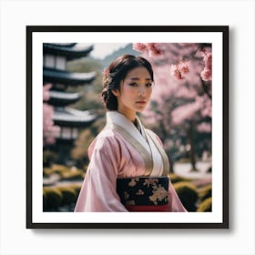 Japanese Princess Art Print