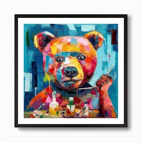 Teddy Bear 3 Art Print