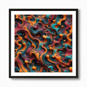 Abstract Abstract Painting 1 Art Print