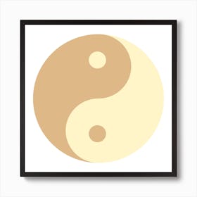 Yin Yang Symbol 20 Art Print