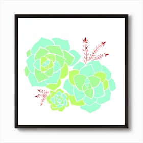 Succulent Story Art Print