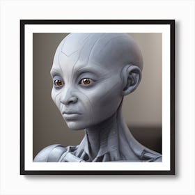 Alien Woman Art Print