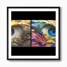 OCA DNA  L&D Eyes Of The Storm Art Print