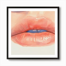 Woman'S Lips Art Print