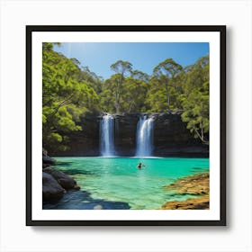 Waterfall Northern Territory Art Print