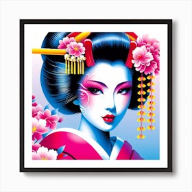 Geisha 15 Art Print