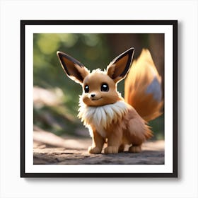 Pokemon Eevee Art Print