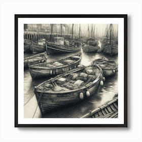 Fishing Boats Art Print