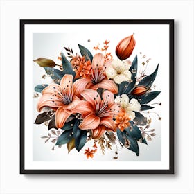 Floral Bouquet Art Print