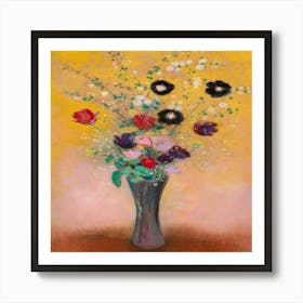 Flowers In A Vase 23 Art Print