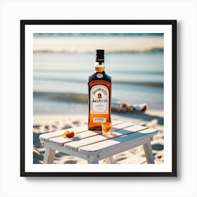 Jagermeister On The Beach Art Print