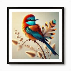 Colorful Bird 9 Art Print