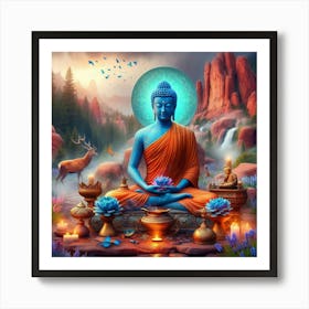 Medicine Buddha Art Print