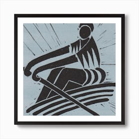 Rower Art Print