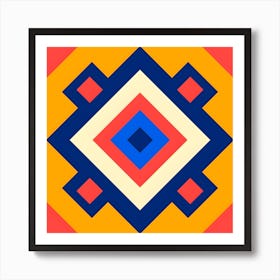 Geometric Pattern Art Print