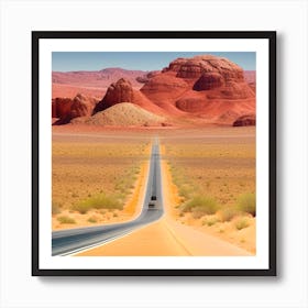 Road To Nevada Art Print