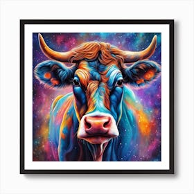 Celestial Cattle Art Print