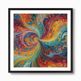 Swirl Swirl Swirl Swirl Swirl Swirl Swirl Swirl Swirl Swirl Swirl Art Print