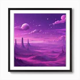 The Air Is Clean, But The Sky Is Purple 1 Art Print