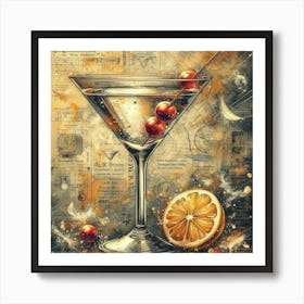 Martini 6 Art Print