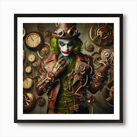 Joker Steampunk 1 Art Print