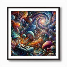 escaping reality Art Print
