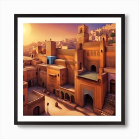 Islamic City Art Print