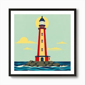 Lighthouse 13 Art Print