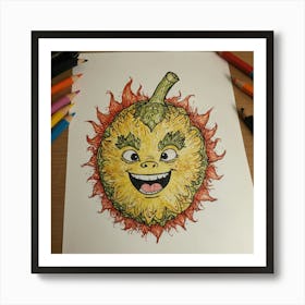 Sour Melon Art Print