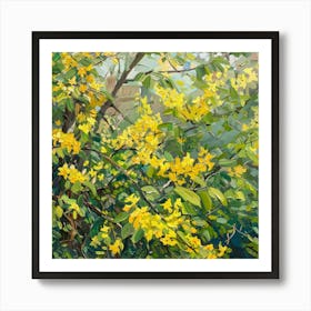 Yellow Hibiscus 1 Art Print