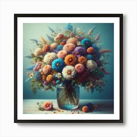 Flowers In A Vase Art Print