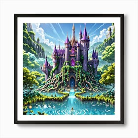 Castle In The Forest Art Print