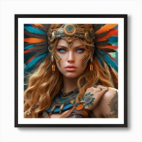 Zaniah Stormfeather Art Print