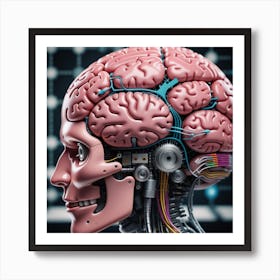 Brain Of A Robot 8 Art Print