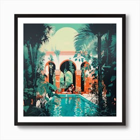 'The Pool' 2 Art Print