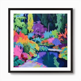 Colourful Gardens Vandusen Botanical Garden Canada 1 Art Print