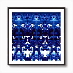 Abstract Blue Art Print