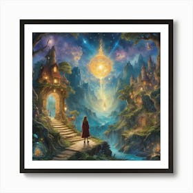 Fairytale Art print paintings Art Print