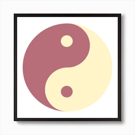 Yin Yang Symbol 31 Art Print