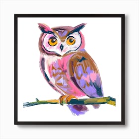 Owl 01 Art Print